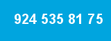 924 535 81 75 924 535 81 75